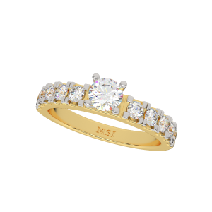 The Wonder Solitaire Gold Diamond Ring