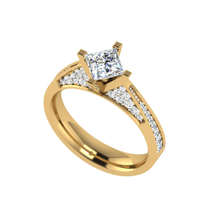 The Prominence Princess Cut Diamond Solitaire Ring