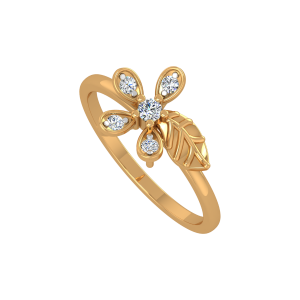 The Tropical Gold Diamond Ring