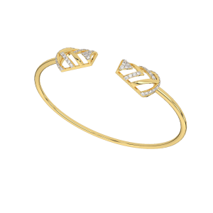 Diamond and Gold Celebration Bracelet