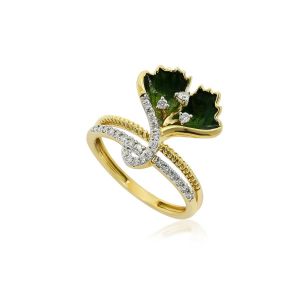 The Queen Diamond and Enamel Ring