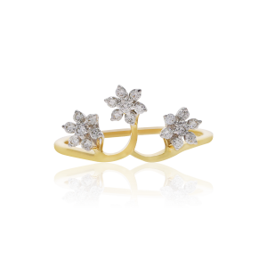 The 7 Diamond Flowers Ring