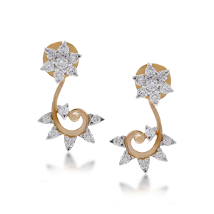 The 7 Diamond Flower Studs