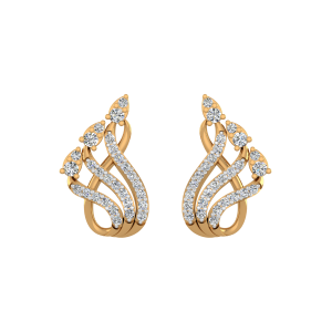 Fly High Diamond Stud Earrings