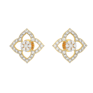 The Classic Gold Diamond Earrings