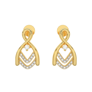 The Miracle Gold Diamond Earrings