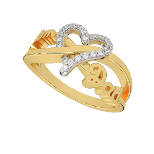 Love & Life Gold Diamond Ring
