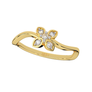The Ethereal Flower Diamond Ring