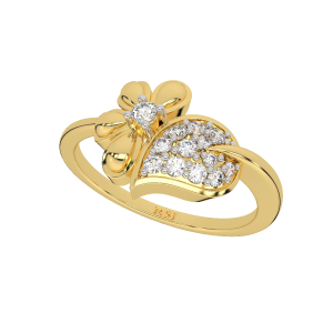 The Touch Of Nature Diamond Ring