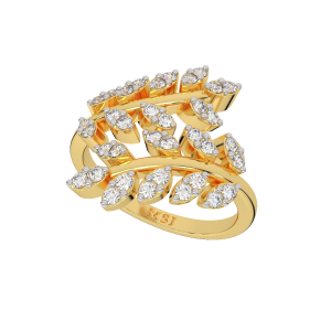 Floral Showtime Diamond Ring