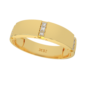 The Golden Moments Gold Diamond Eternity Ring