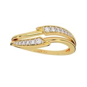The Love Mania Gold Diamond Ring