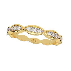 The Play Band Gold Diamond Ring