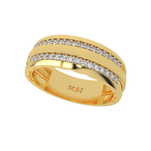 The Half Eternity Gold Diamond Ring