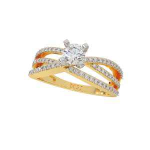 The Solitaire Glory Gold Diamond Solitaire Ring