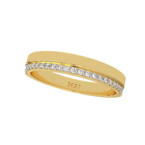 The Life Journey Couple Gold Diamond Ring For Her