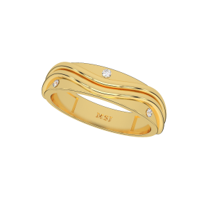 The Free Flow Gold Diamond Ring