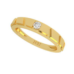 The Maze of Gold Diamond Band For Him