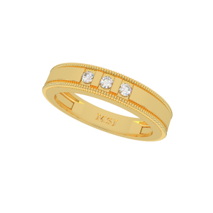 The Rope Style Band of Diamond For Him
