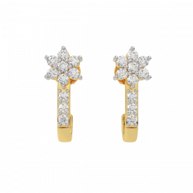 The Blooming Stars Diamond Stud Earrings